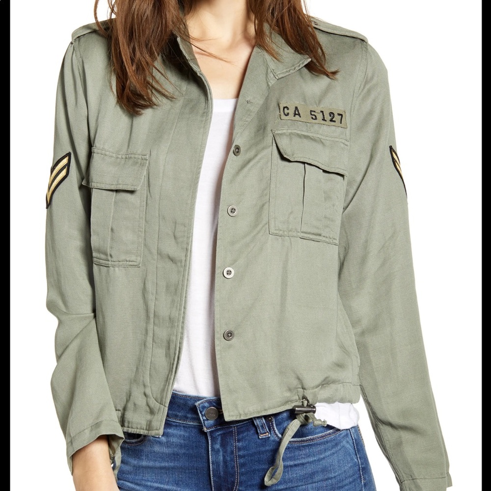 Rails military jacket. Lightweight jacket. Gently used. Size xs.